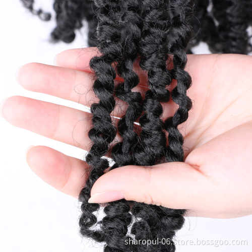 Passion twist hair short length 10inch 12strands passion twist crochet braiding hair